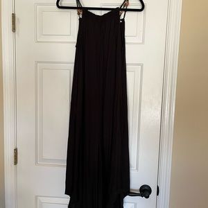 Black strap jumpsuit